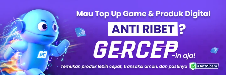 tempatnya top up game termurah di gercep vcgamers