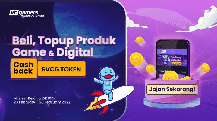 Belanja di VC Market Bisa Dapat $VCG Token Loh!