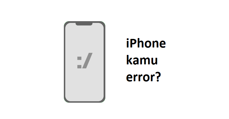 force restart iPhone error