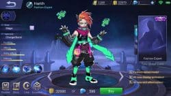 Wow 1 Free Harith Mobile Legends Skin from Moonton Season 20