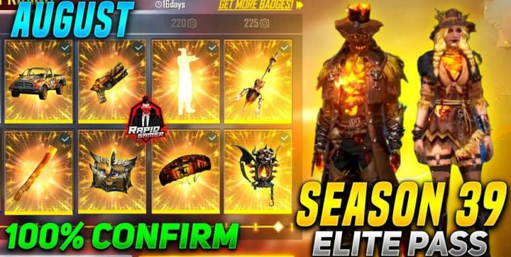 Simak 3 Best Leaks FF Elite Pass Season 39 Agustus 2021 Ini!