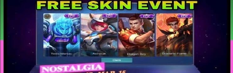 free skin event nostalgia