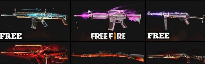 4 Waffen-Skins, die in den Free Fire-Ranglisten aufgetaucht sind