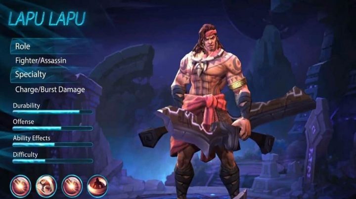 Mobile Legends 2022 中最强的 Lapu Lapu 反击英雄