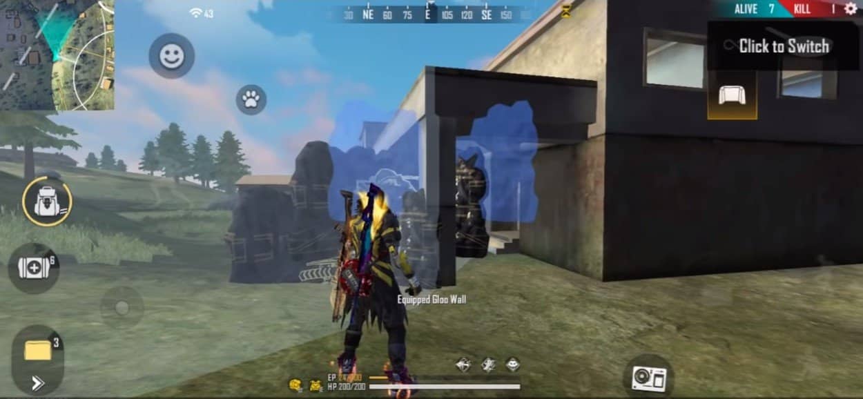 3 PC Players Vs 4 Players Squad Free Fire Gameplay 2022 