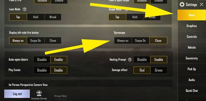 pubg sniper pro player settings