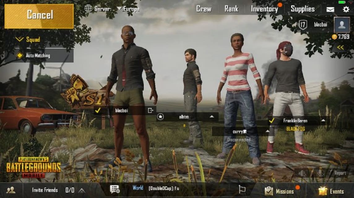 Removing Friends in PUBG