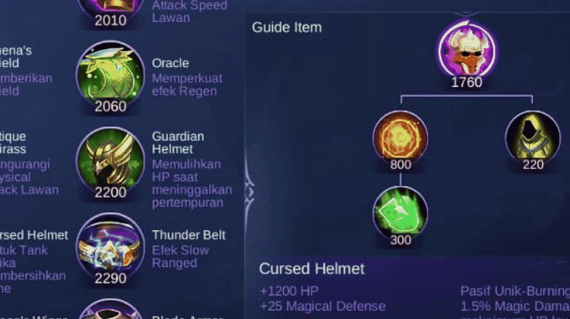 Cursed Helmet - Item Build Balmond Tersakit
