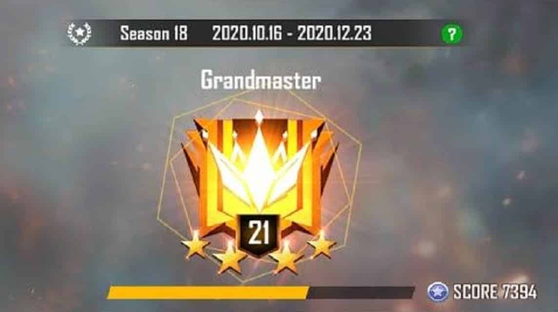 Grandmaster Free Fire MAX