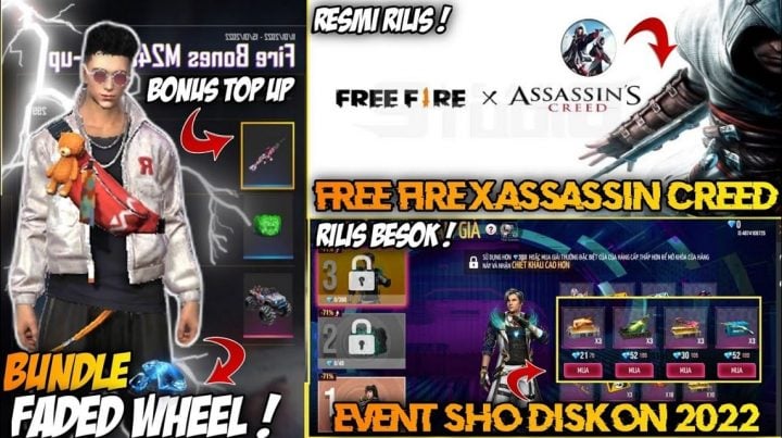 Bocoran Kolaborasi Free Fire X Assassin’s Creed: Tanggal Rilis Dan Hadiah