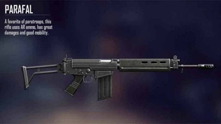 Detail Tentang PARAFAL AR Free Fire, Damagenya Gila?