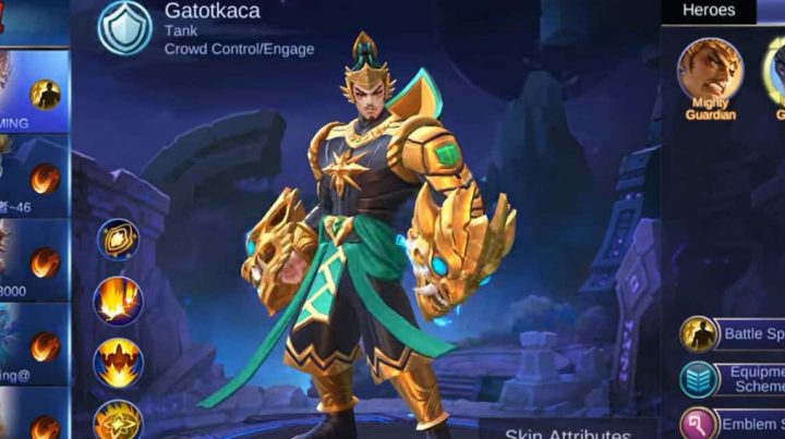 Strongest Gatotkaca Build Item Recommendations for 2022