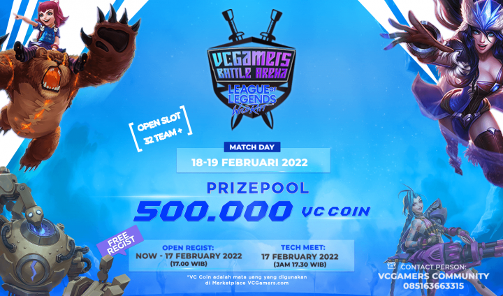 VCGamers Battle Arena 2022년 2월 리그 오브 레전드: 와일드 리프트