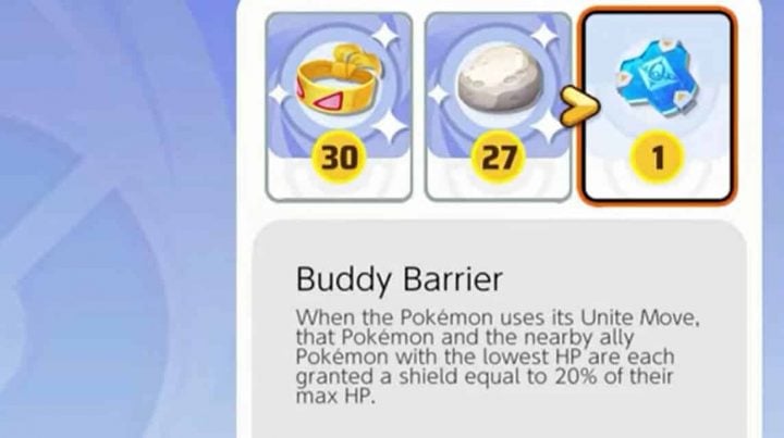 Buddy Barrier Pokemon Unite, das derzeit beste schildproduzierende Objekt!