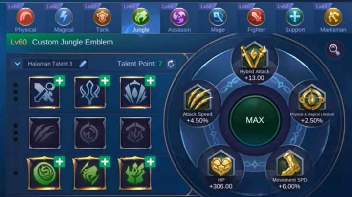 Simak! 4 Build Emblem Jungle Untuk Farming Buff Di Mobile Legends!