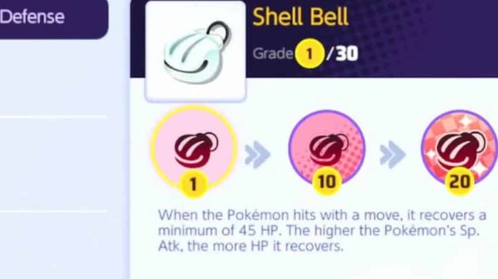 Shell Pokemon Unite Bell, geeignet für Pokemon SP. Angreifer!