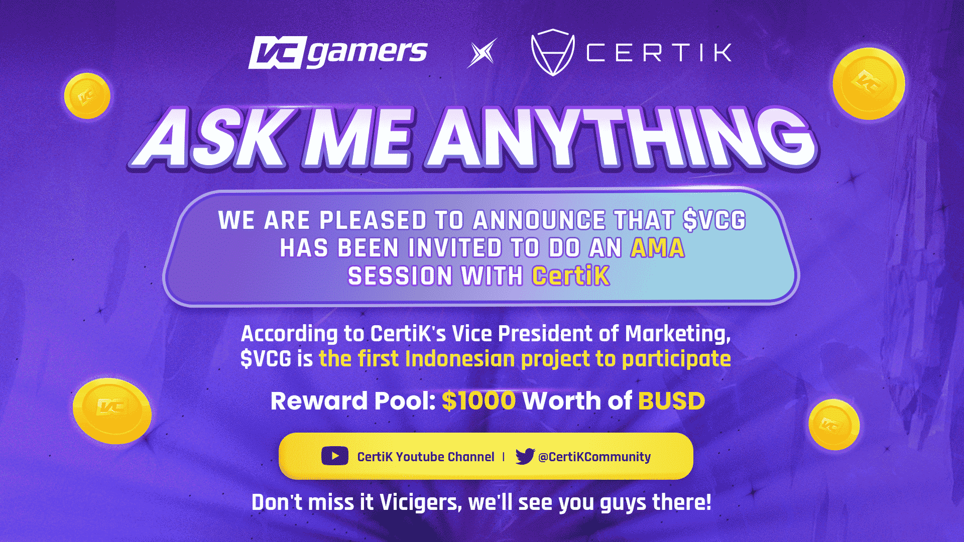 AMA VCGamers x CertiK