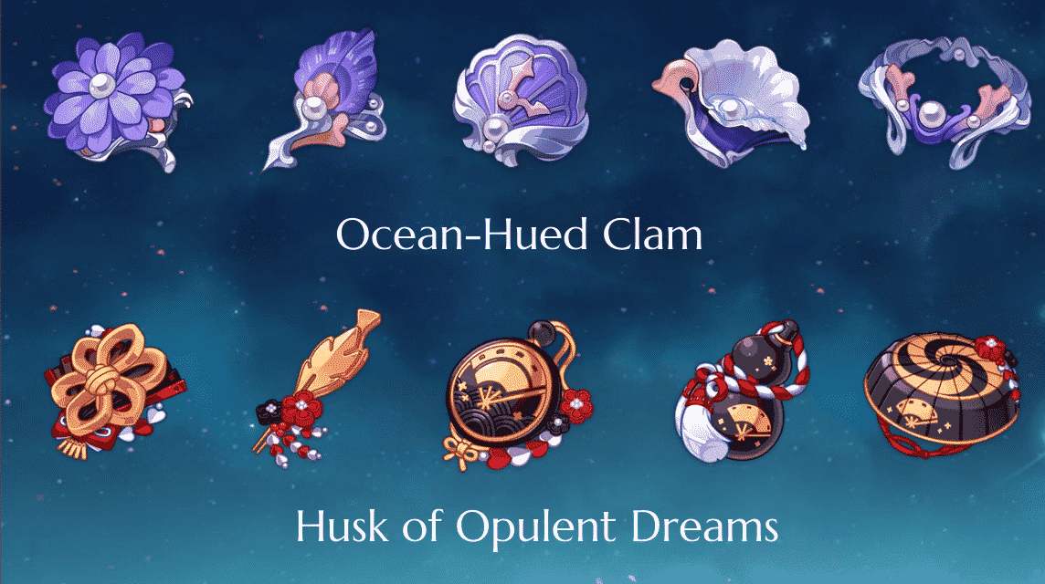 set artefak genshin impact ocean-hued husk