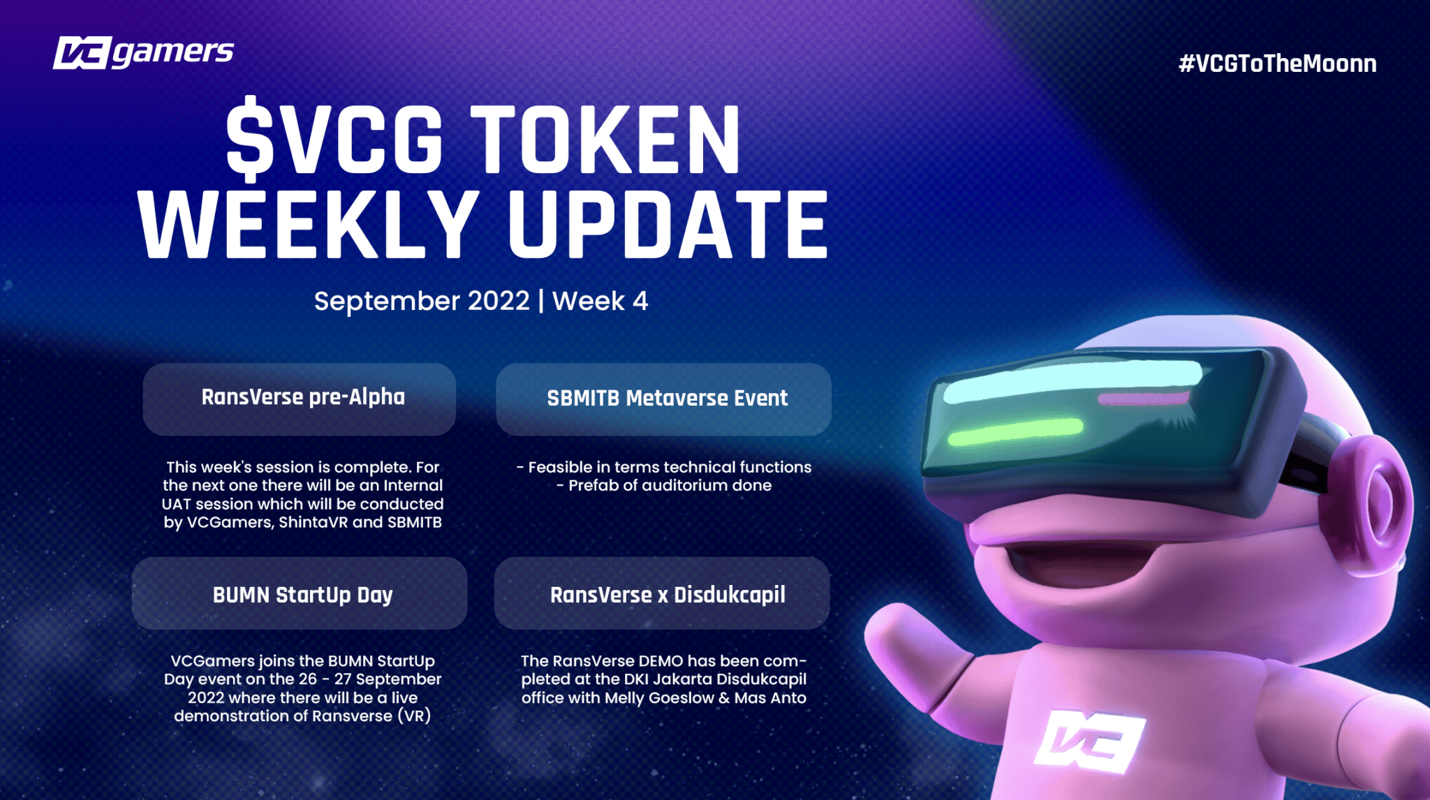 $VCG Token Update