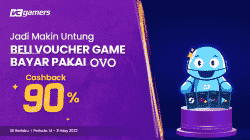 90% Cashback Promo, Check Out Shopping Using OVO at VCGamers Now!