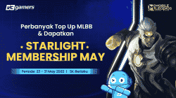 Top Up ML Gratis Starlight Member Mei 2022, Yuk Ikutan!