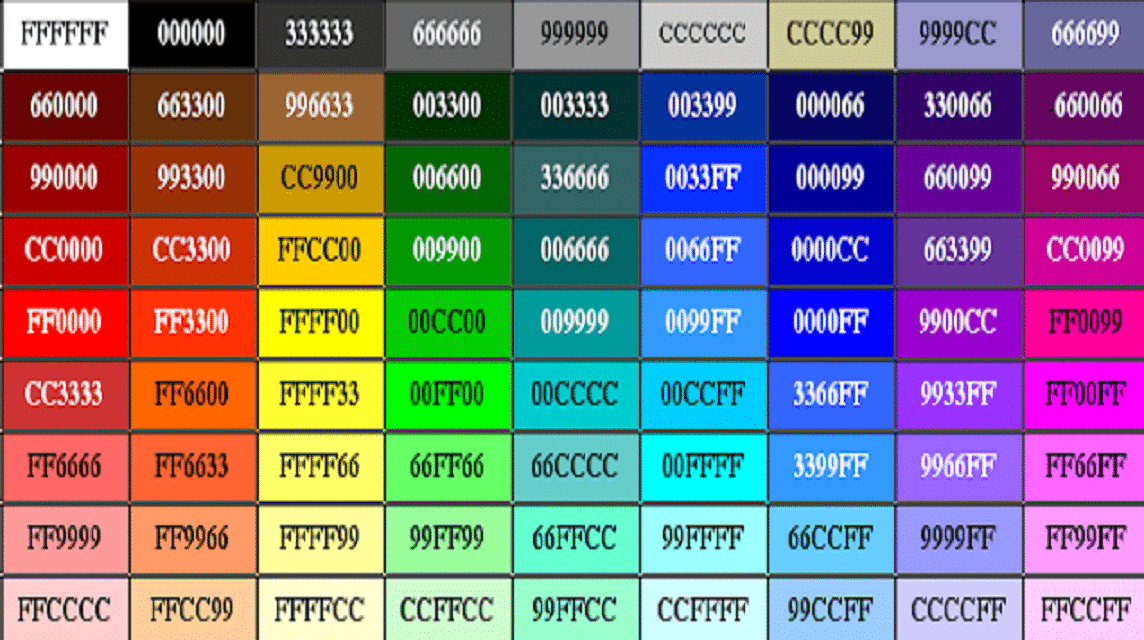 FF Color Code List, Let's Make Your Profile Full of Color