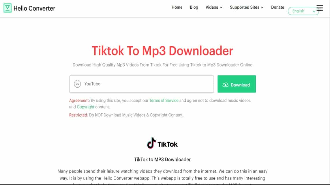 tiktok mp3