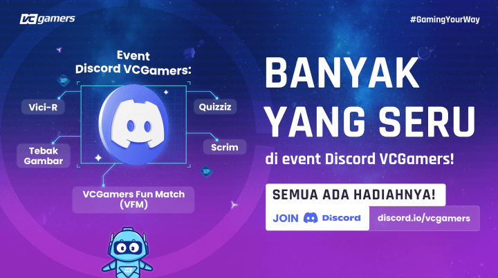 Event Seru di Discord VCGamers Menanti Kamu, Buruan Join!