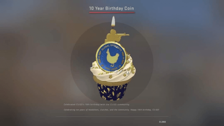 机不可失，即刻领取CSGO生日币！