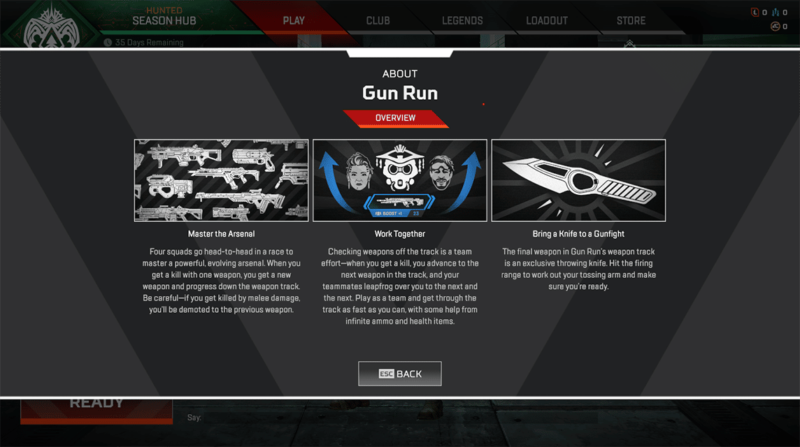 New Gun Run Apex Legends Mode