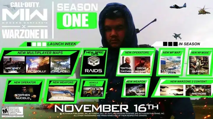 Info COD MW 2 Season 1, Simak Ini Bro!