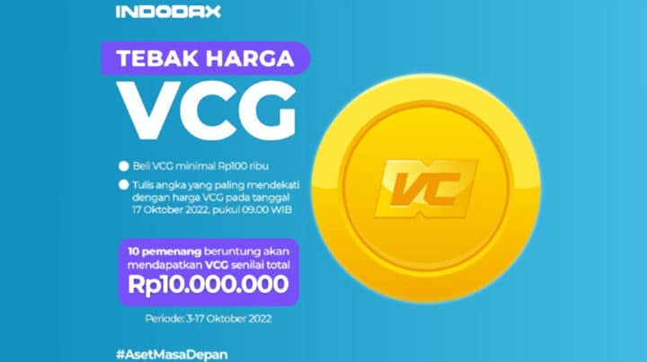 Ayo Tebak Harga VCG di Indodax, Total Hadiah Senilai Puluhan Juta Rupiah!