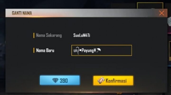 Cara Membuat Nama Unik Dengan Simbol Di Free Fire