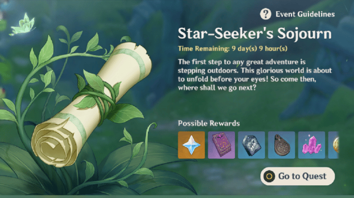 Panduan Star Seeker Sojourn Genshin Impact