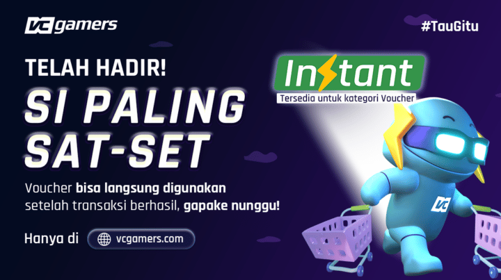 Belanja Pakai Fitur Instant VCGamers, Terima Produk Kurang dari Semenit!