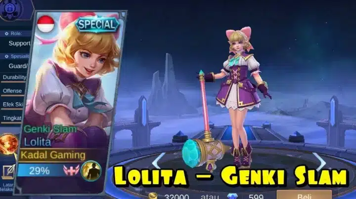 So beanspruchen Sie Skin Lolita Genki Slam Mobile Legends