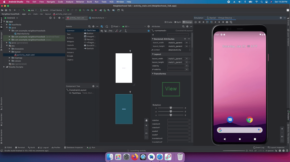 GUI Android Studio