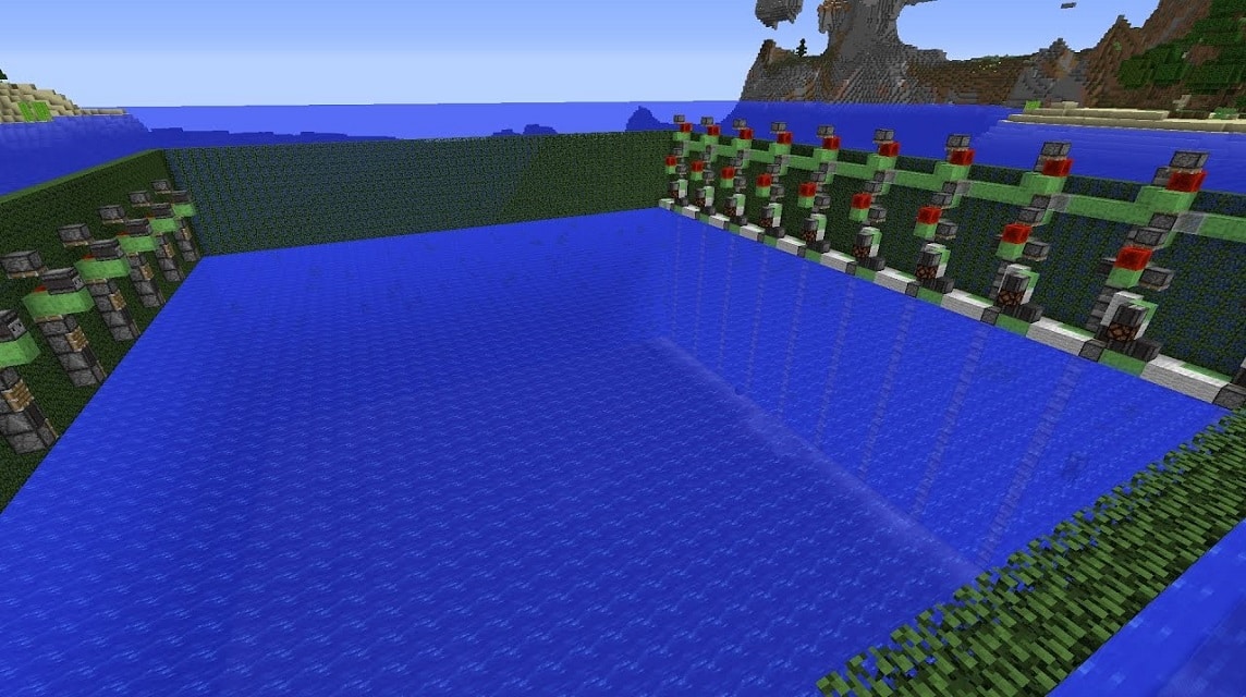 Minecraft entfernt Wasser