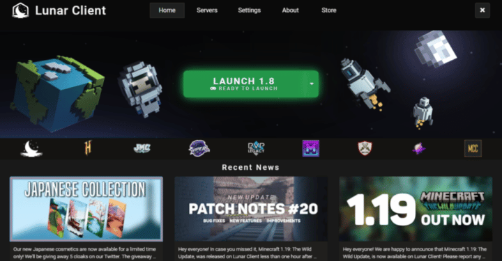 Minecraft Lunar Client を使用する利点