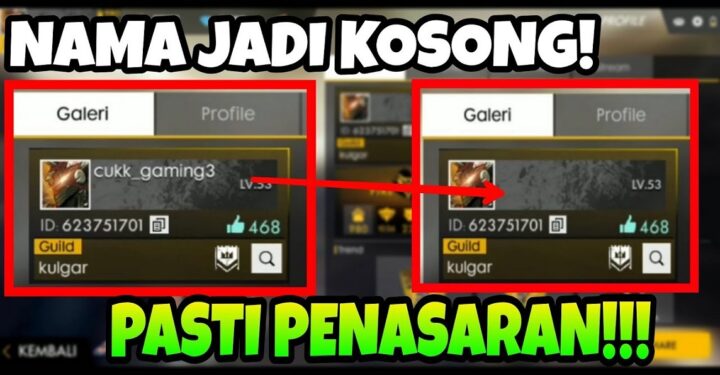 Cara Membuat Tulisan Kosong FF, Nama Menjadi Keren!